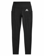 Airavon Black women's leggings, front view
