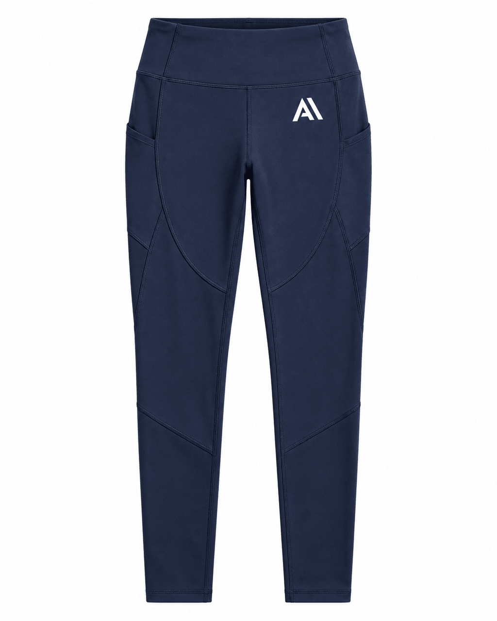 Airavon Navy women's leggings, front view