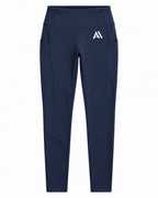 Airavon Navy women's leggings, front view