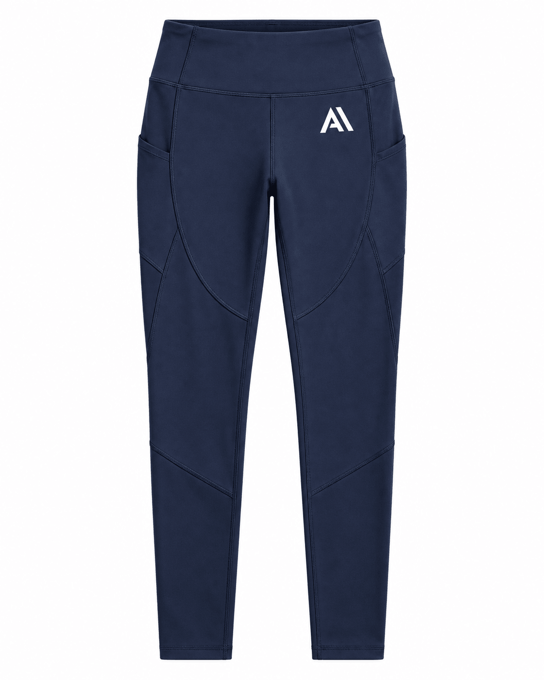 Airavon Navy women's leggings, front view
