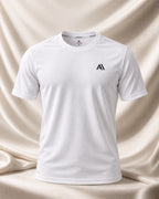Airavon White men's sports T-shirt, front product view